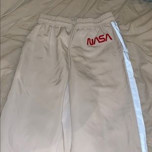 NASA reflective wind pants!
